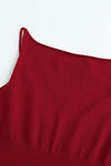 SWAYING/KNIT V-neck knitted camisole SW24RE1T01 red